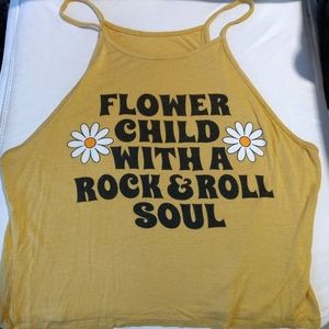 ❌SOLD❌ Flower Child Crop Top